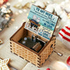 Meeting You Was Fate - Personalized Music Box - Gift For Couples, Husband Wife