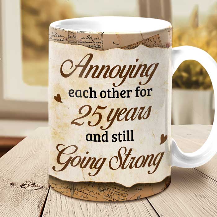Annoying Each Other For So Many Years And Still Going Strong - Gift For Couples, Personalized Mug