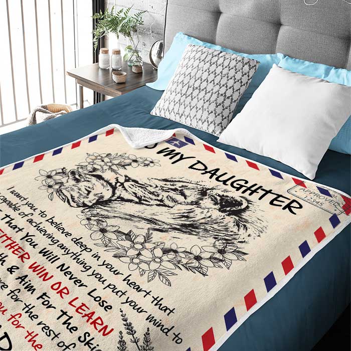 I Promise To Love You For The Rest Of My Life - Dad To Daughter, Blanket