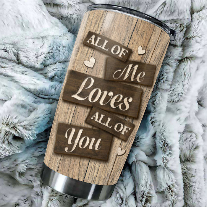 I Entirely Love You - Upload Image, Gift For Couples, Husband Wife - Personalized Tumbler