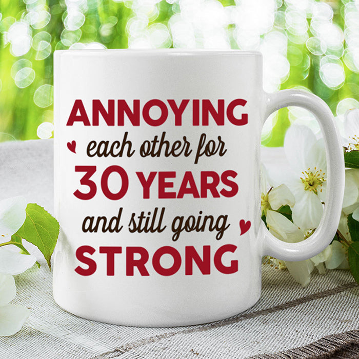 Annoying Each Other For So Many Years - Gift For Couples, Personalized Mug