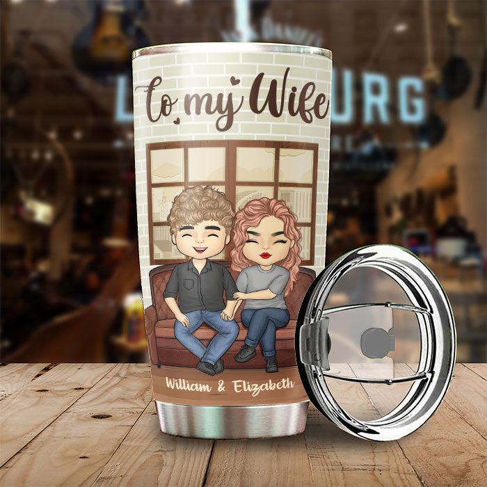 Husband To Wife - I'll Love You Until I Die - Gift For Couples, Husband Wife, Personalized Tumbler