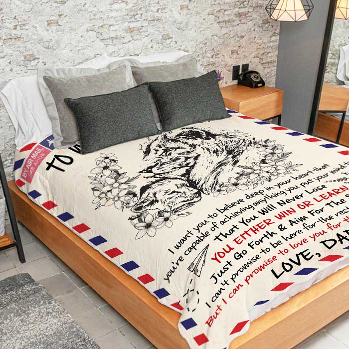 I Promise To Love You For The Rest Of My Life - Dad To Daughter, Blanket