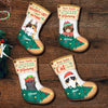 I've Been A Very Good Cat - Dear Santa, Happy Christmas - Personalized Custom Stocking Shaped Wood Christmas Ornament