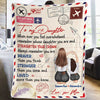 When Ever You Feel Overwhelmed Remember Whose Daughter You Are And Straighten Your Crown  - Personalized Blanket