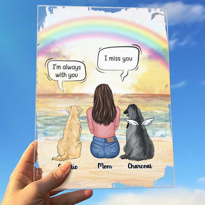I Still Talk About You, Mom And Fur Baby - Personalized Acrylic Plaque
