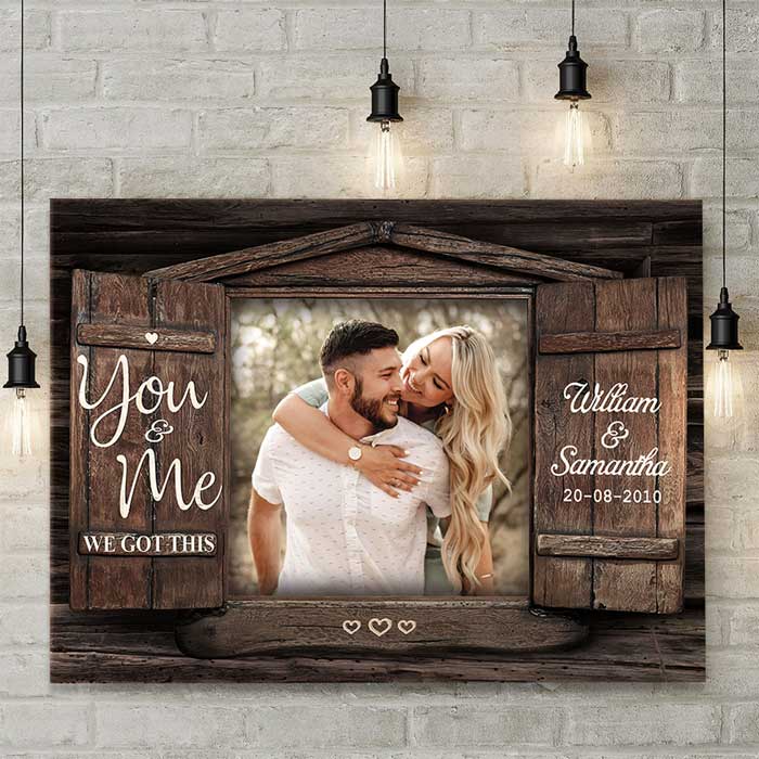 We Got This - Upload Image, Personalized Horizontal Canvas