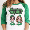 Best Friends, Shenanigans Squad - Gift For Besties, Personalized St. Patrick's Day Unisex Raglan Shirt