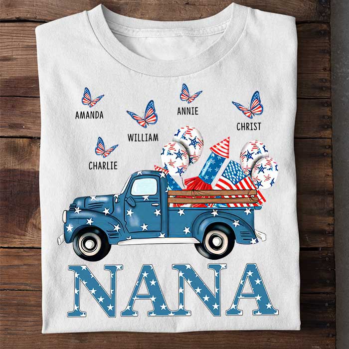 The Love For Family - Gift For 4th Of July - Personalized Unisex T-Shirt