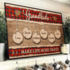 Life Is Better With Grandkids - Personalized Horizontal Poster