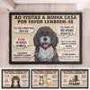 Ao Visitar A Minha/Nossa Casa, Por Favor Lembrem-Se - Personalized Decorative Mat Portuguese