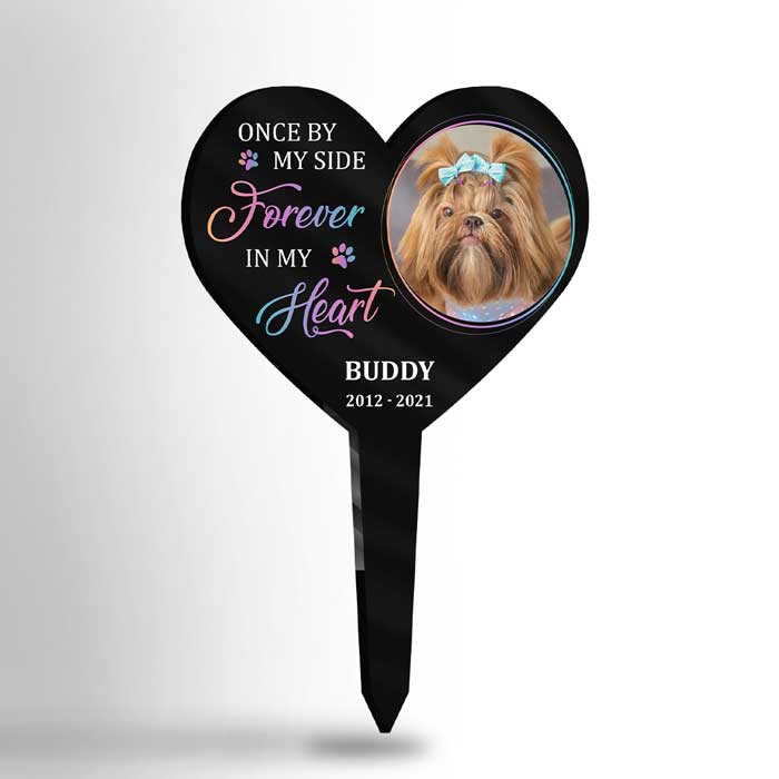 Forever In My Heart - Personalized Custom Acrylic Garden Stake