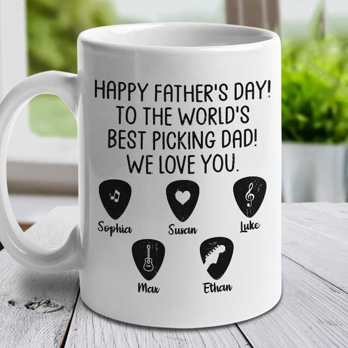 To The Best Picking Dad - Gift For Dad - Personalized Mug