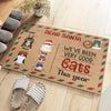 Dear Santa We've Been Very Good Cats - Personalized Decorative Mat