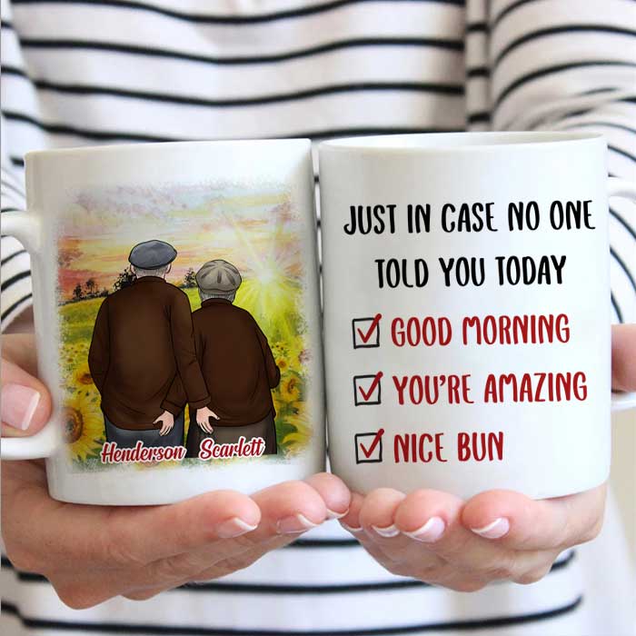 Good Morning You're Amazing Nice Bun - Gift For Couples, Personalized Mug