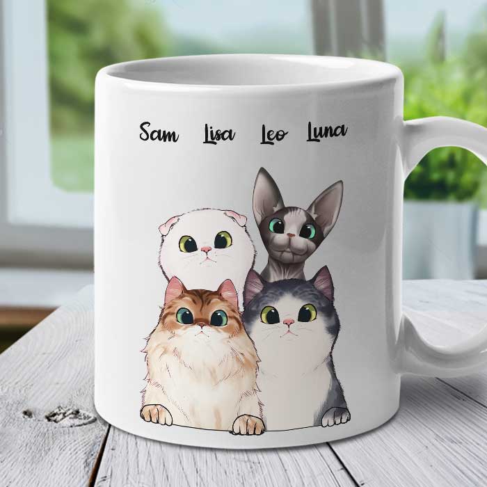 At Least You Don't Have Ugly Children Mom - Gift For Cat Mom - Personalized Mug