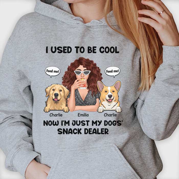 I Used To Be Cool Snack Dealer Dog - Gift For Dog Mom, Personalized Unisex T-shirt, Hoodie