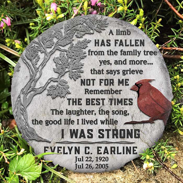 Remember The Best Times - Personalized Memorial Stone, Human Grave Marker - Memorial Gift, Sympathy Gift