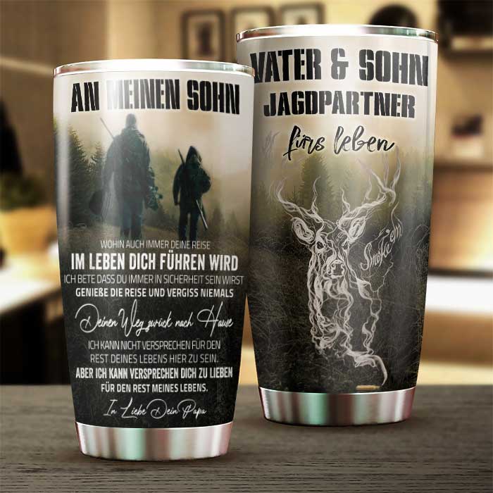 Vater & Sohn - Jagdpartner Fürs Leben - Tumbler German