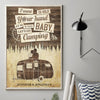 I Wanna Hold Your Hand At 80 & Say Baby Let's Go Camping - Gift For Couples, Husband Wife, Personalized Vertical Poster