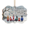 We're Always With You - Memorial Personalized Custom Ornament - Wood Benelux Shaped - Sympathy Gift, Christmas Gift For Family Members