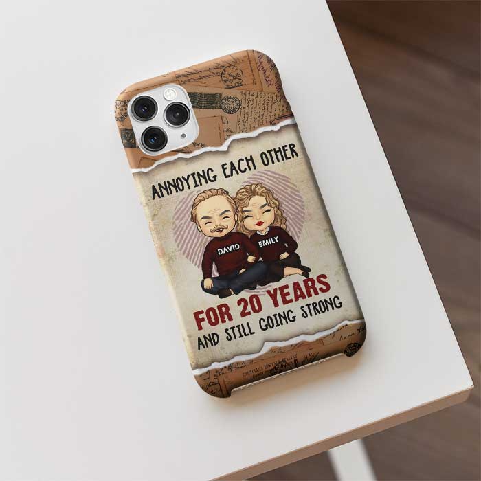 Annoying Each Other And Still Going Strong - Gift For Couples, Husband Wife, Personalized Phone Case