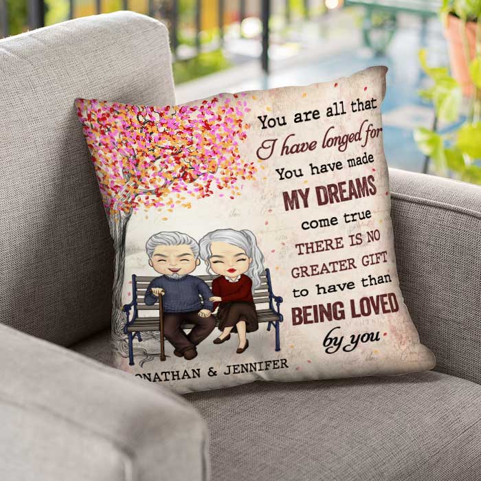 You Are All That I Have Longed - Gift For Couples, Personalized Pillow (Insert Included)