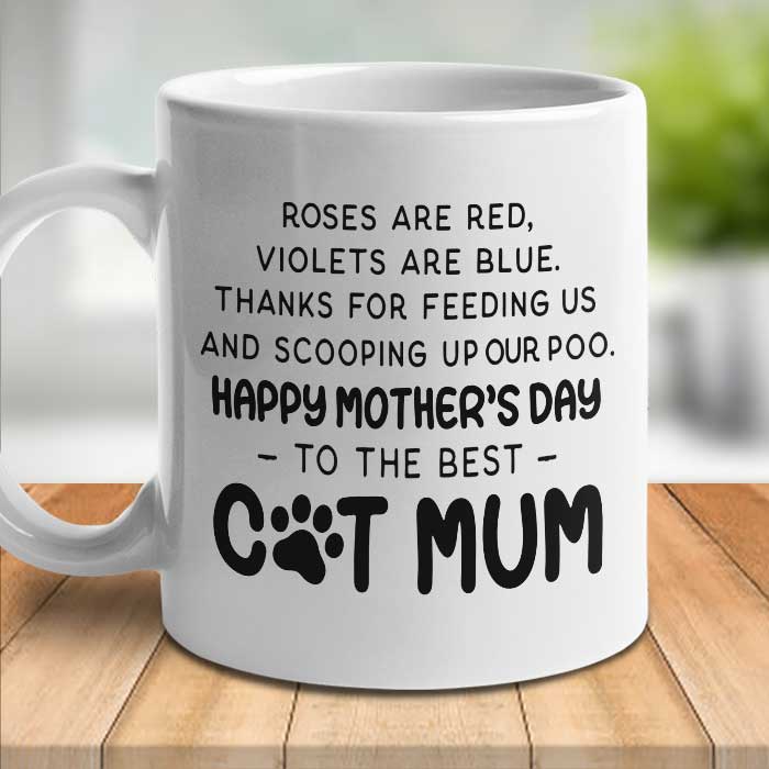 Happy Mother's Day To The Best Cat Mum - Gift For Mother's Day - Personalized Mug