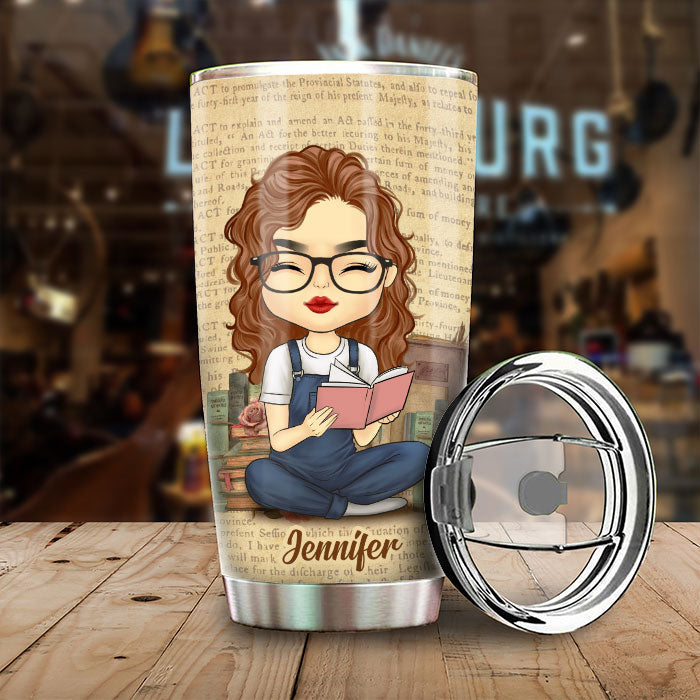 Books Give A Soul To The Universe, Wings To The Mind - Personalized Tumbler