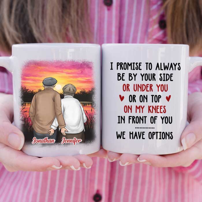 I Promise To Always Be By Your Side - Gift For Couples, Personalized Mug