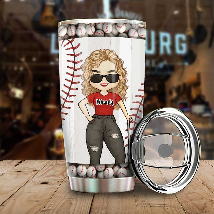 I'm A Proud Mama And My Boy Is On That Field - Gift For Mom, Personalized Tumbler