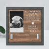 Les Meilleurs Amis Entrent Dans Nos Vies Et Laissent Leurs Empreintes Dans Nos Cœurs - Memorial Personalized Custom Pet Loss Sign, Collar Frame - Upload Image, Sympathy Gift, Gift For Pet Owners, Pet Lovers French