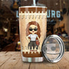 Livin' That Football Mom Life - Gift For Mom, Personalized Tumbler