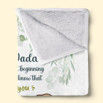 Our Adventures Are About To Start - Family Personalized Custom Baby Blanket - Baby Shower Gift, Gift For First Mom