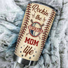 Rockin' The Baseball Mom Life - Gift For Mom, Personalized Tumbler