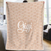 Warm and Cozy - Family Personalized Custom Blanket - Gift For Grandparents, Grandma, Grandpa