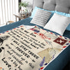 Keep Me In Your Heart I Will Stay There Forever - Family Blanket - Gift For Son From Mom