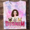 Cool Dog Mom - Personalized Unisex All-Over Printed T-Shirt