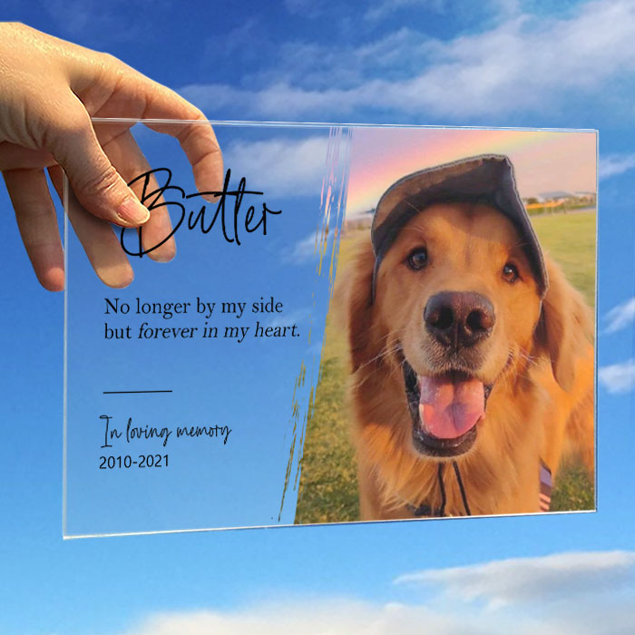 Heaven In Our Home - Upload Image, Personalized Acrylic Plaque