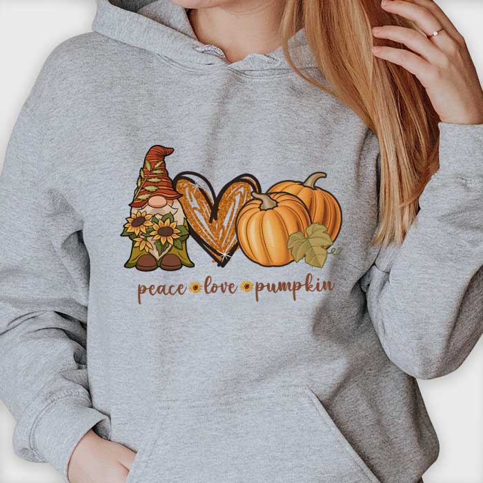 Peace - Love - Pumpkin - Happy Halloween - Unisex T-Shirt, Halloween Ideas.