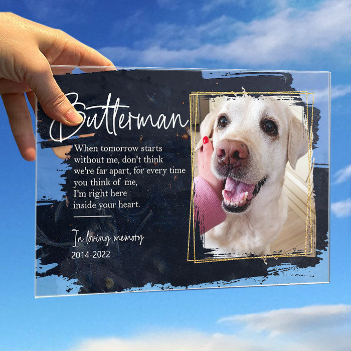 Fur Babies Forever In My Heart - Upload Image, Personalized Acrylic Plaque