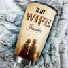 Custom Tumbler - Personalized Anniversary Wedding Gifts For Husband And Wife, Him And Her - I Was Yours Since The Moment I Saw You