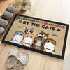 All Visitors Must Be Approved By The Cool Cats - Funny Personalized Decorative Mat