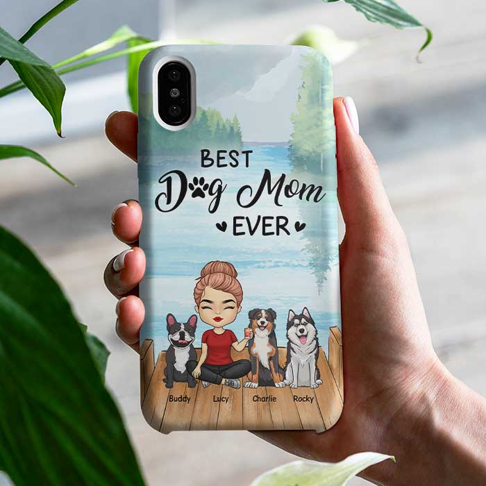 Rockin' The Dog Mom Life - Gift For Dog Mom, Personalized Phone Case