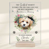 In Loving Memory, In Our Hearts Forever - Upload Image - Personalized Acrylic Plaque