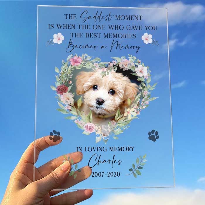 In Loving Memory, In Our Hearts Forever - Upload Image - Personalized Acrylic Plaque