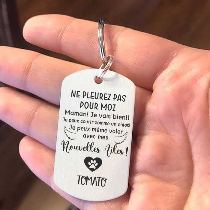 Ne Pleurez Pas Pour Moi, Je Vais Bien ! - Télécharger Une Image - Personalized Keychain French