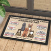 Quand Vous Visitez Ma/Notre Maison N'oubliez Pas - Personalized Decorative Mat French