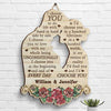 I'd Choose You In A Hundred Lifetimes - Gift For Couples, Husband Wife, Personalized Shaped Wood Sign