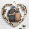 From Our First Kiss, LGBTQ+ Couples - Gift For Couples, Husband Wife, Personalized Shaped Wood Sign